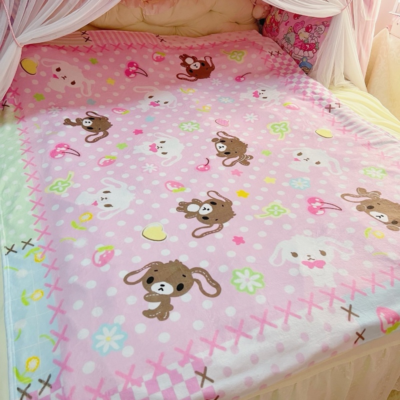Home Cinema Chairs - Selimut Bulu Karang Sugarbunnies yang Lucu