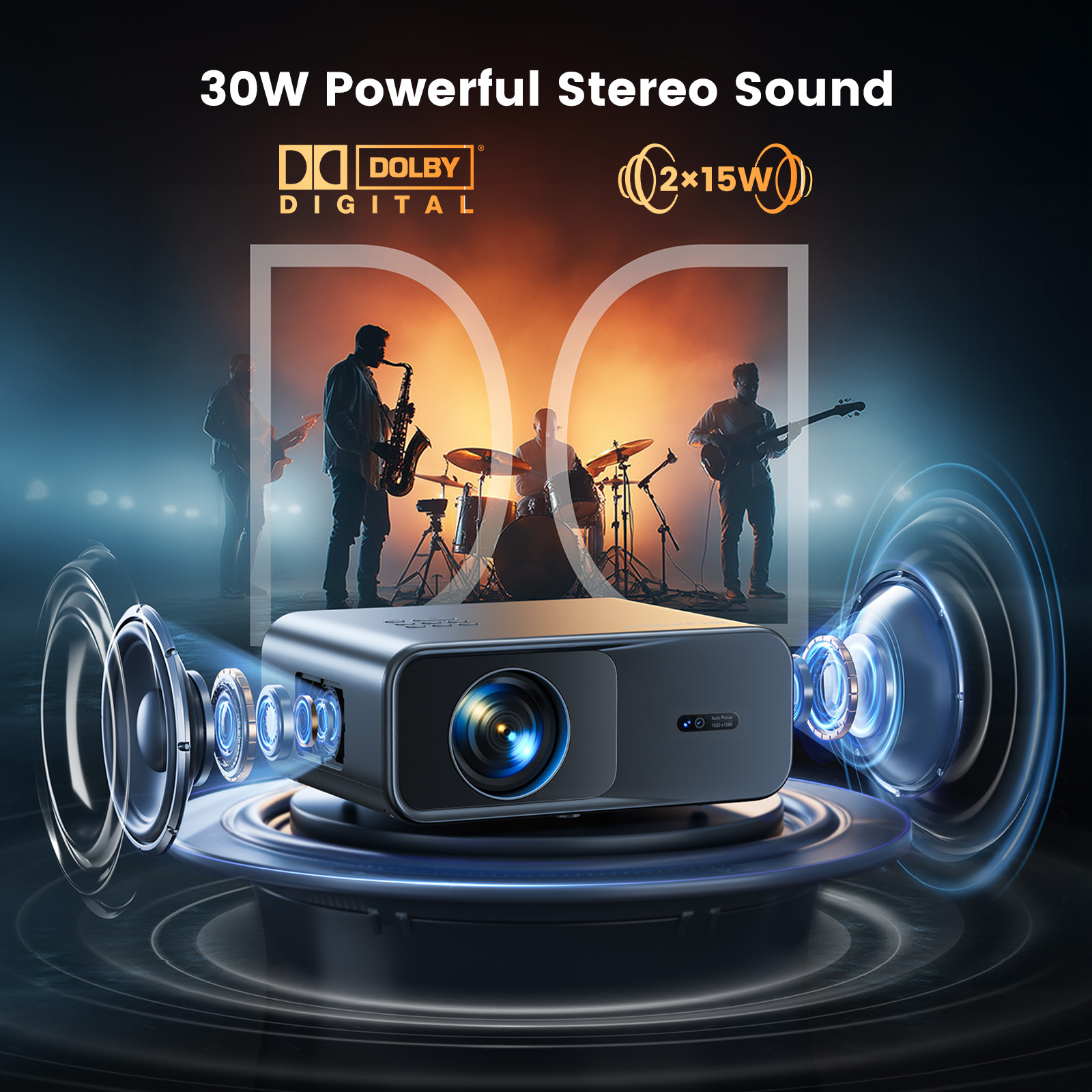 Proyektor Wimius G1 4K Google  - Home Cinema Tv ulasan dan harga