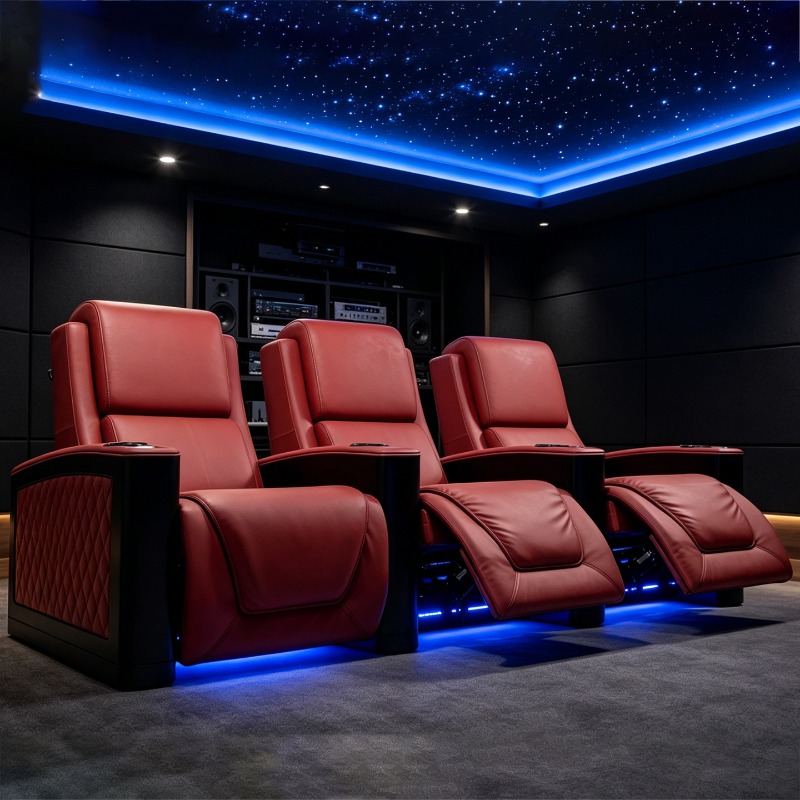 Home theater pribadi, ruang au - Home Cinema Chairs ulasan dan harga