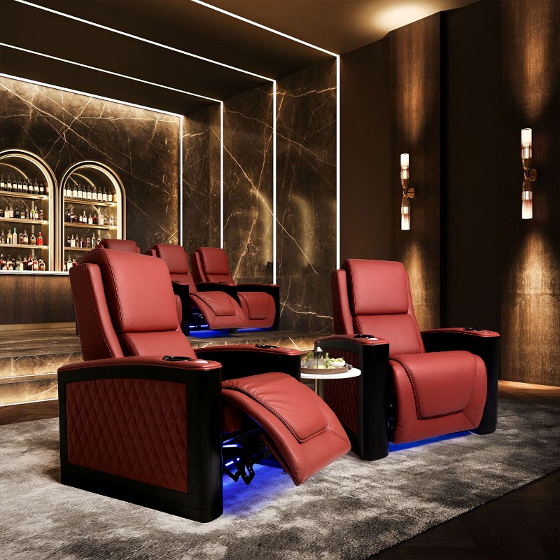 Home theater pribadi, ruang au - Home Cinema Chairs ulasan dan harga