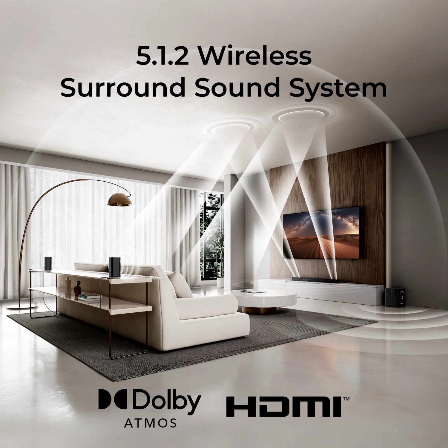 Sistem Suara Surround Nirkabel - Home Cinema Tv ulasan dan harga