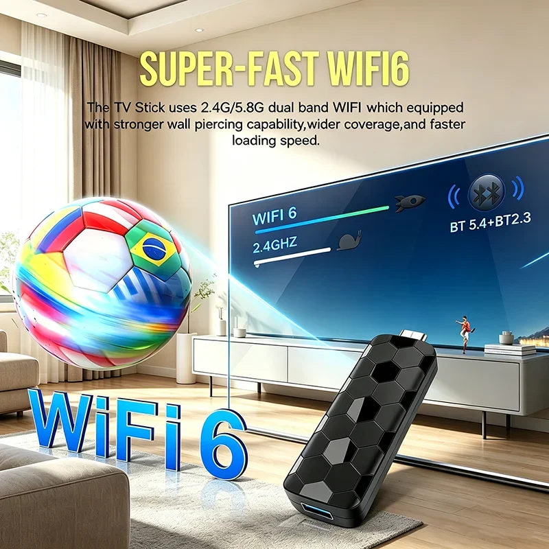 TV Stick Android 16 4K/8K UHD  - Home Cinema Tv ulasan dan harga
