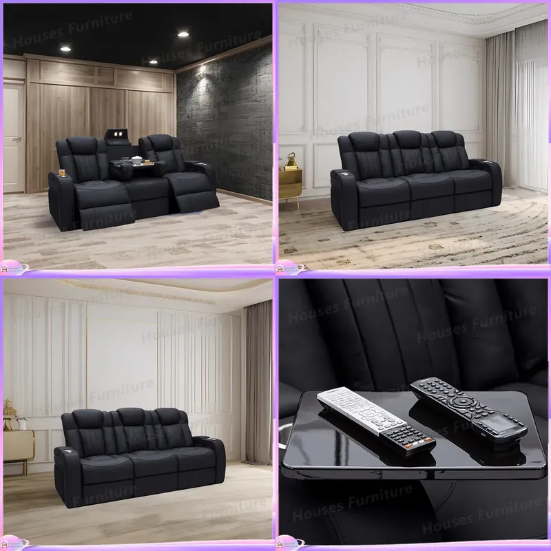 Kursi Sofa Recliner Kulit untu - Home Cinema Chairs ulasan dan harga